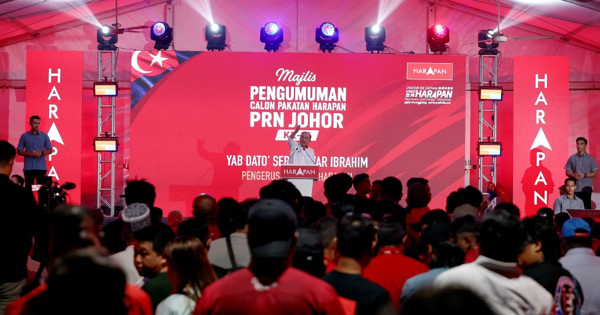 Anwar Urges Johor Election Fight to Stay Strictly Political, Clear of Royal Institutions