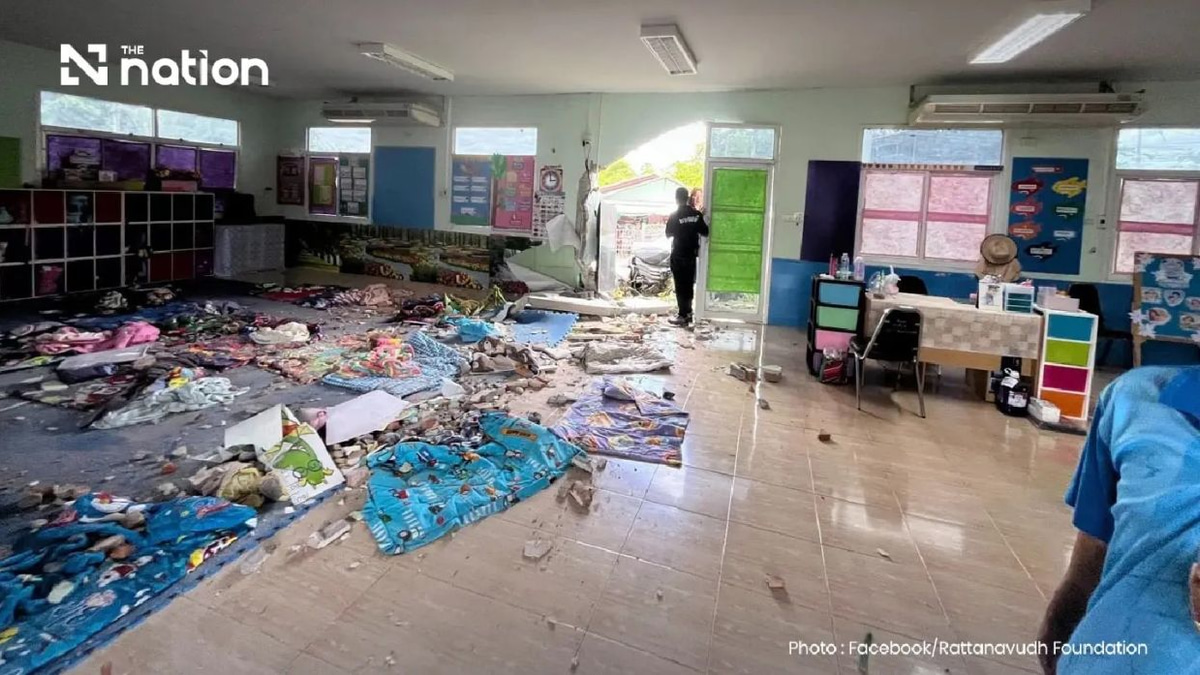Car ploughs into Thai childcare centre, injuring 15 children during nap time