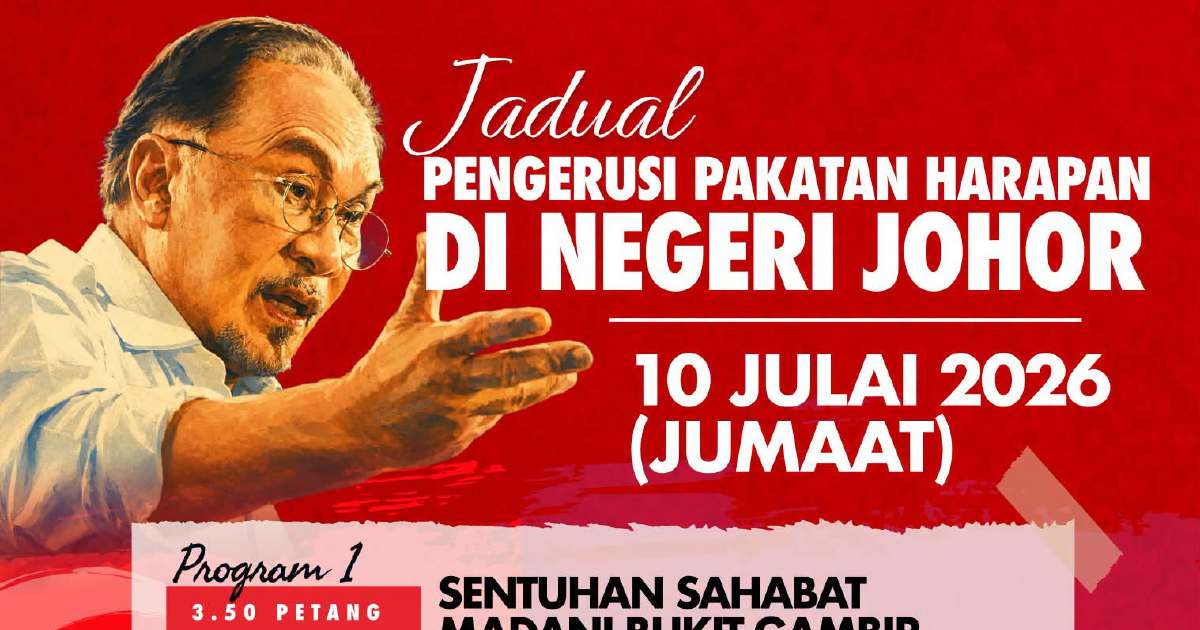 Anwar Makes Final Push for Pakatan Harapan in Johor as Election Day Looms