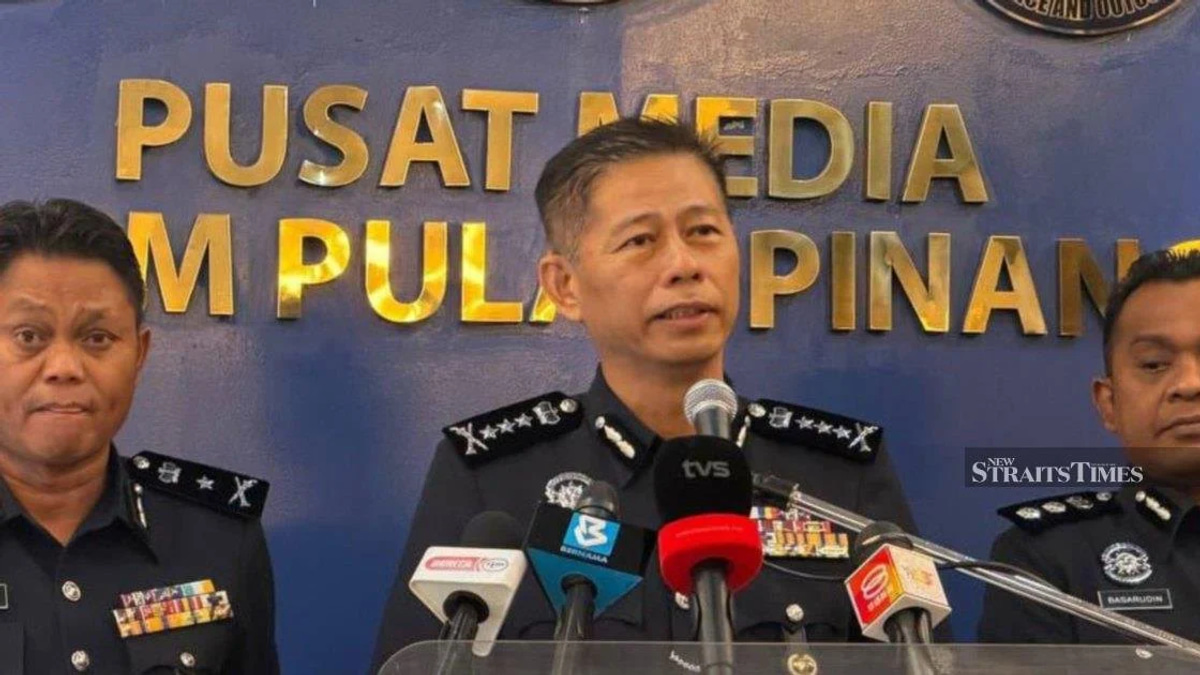 Penang Police Dismantle Liquid Methamphetamine Network, Arrest 40-Year-Old Suspect