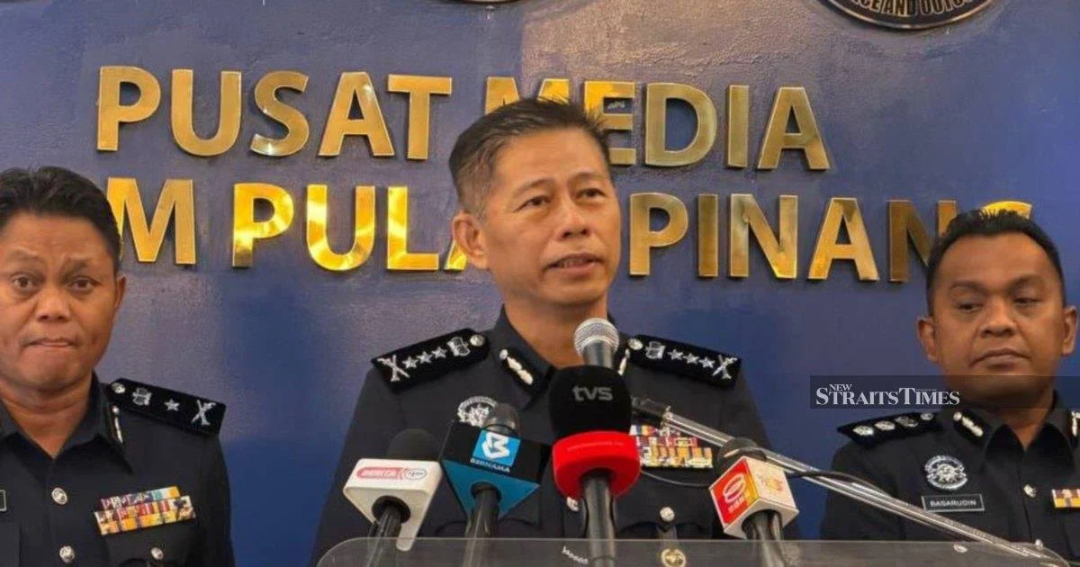 Penang Police Dismantle Liquid Methamphetamine Network, Arrest 40-Year-Old Suspect