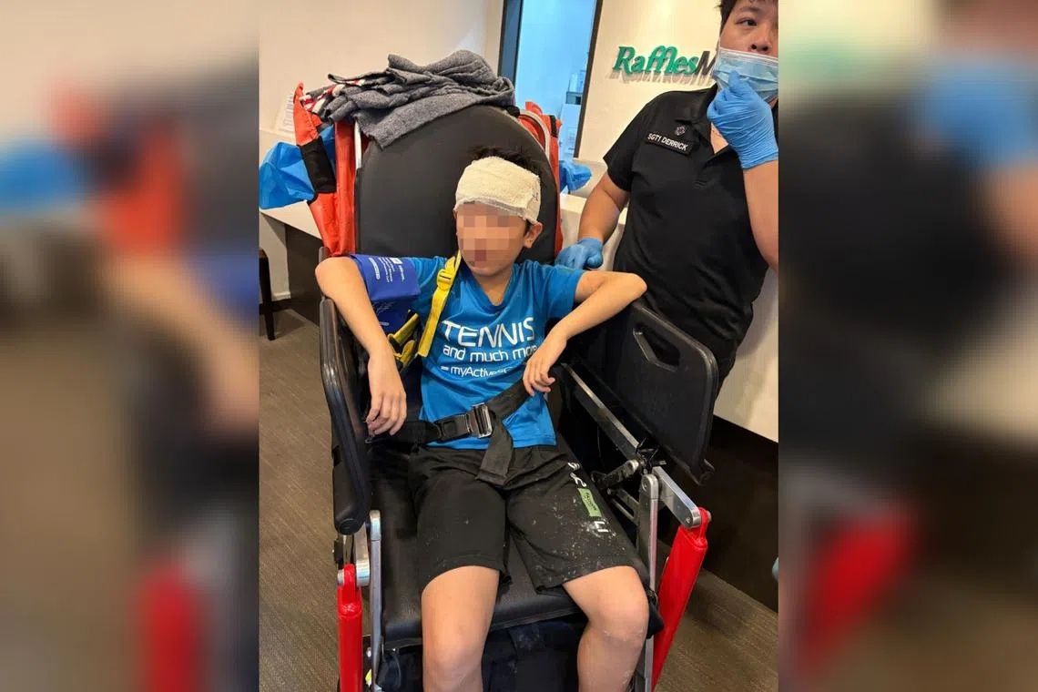 Young child hospitalised after signboard collapse at Singapore foodcourt