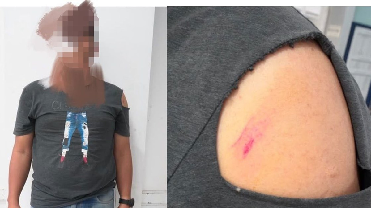 Man arrested after brandishing parang at police during Jeli raid