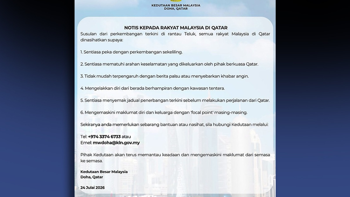 Malaysia Advises Citizens in Qatar to Heed Security Warnings Amid Regional Tensions