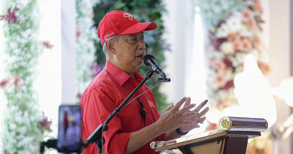 Muhyiddin defends Bersatu's role in Negri Sembilan polls, dismisses Khaled's 'spoiler' jab