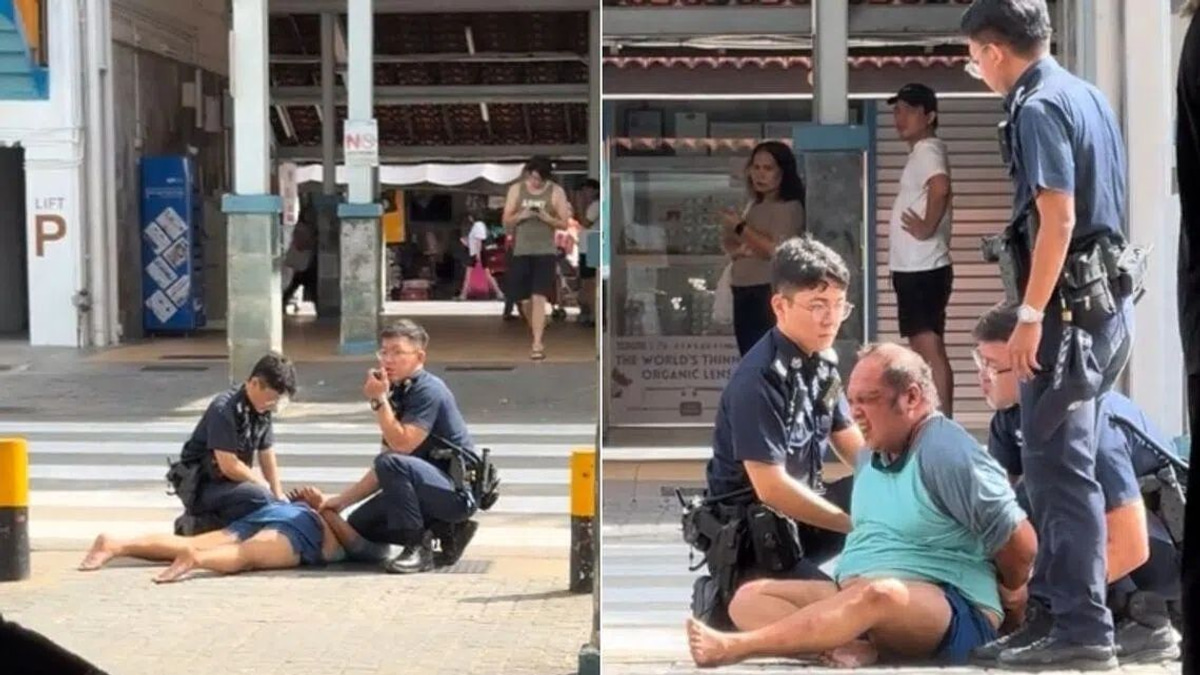 Man arrested in Singapore's Toa Payoh for obscene act and assaulting police officer