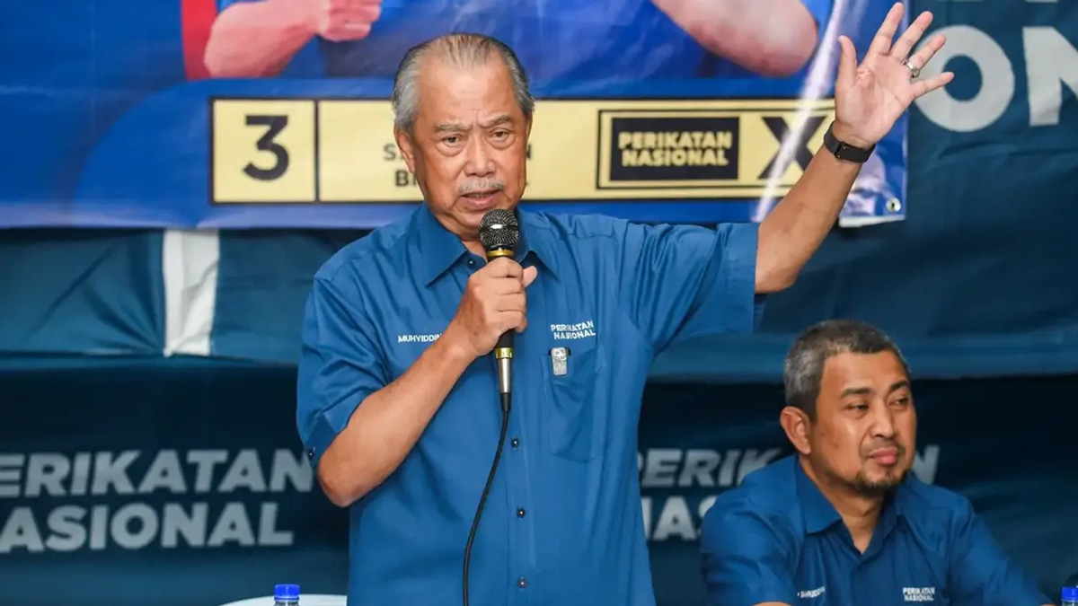 Johor Election Has Nothing to Do With Najib's Potential Release, Says Muhyiddin