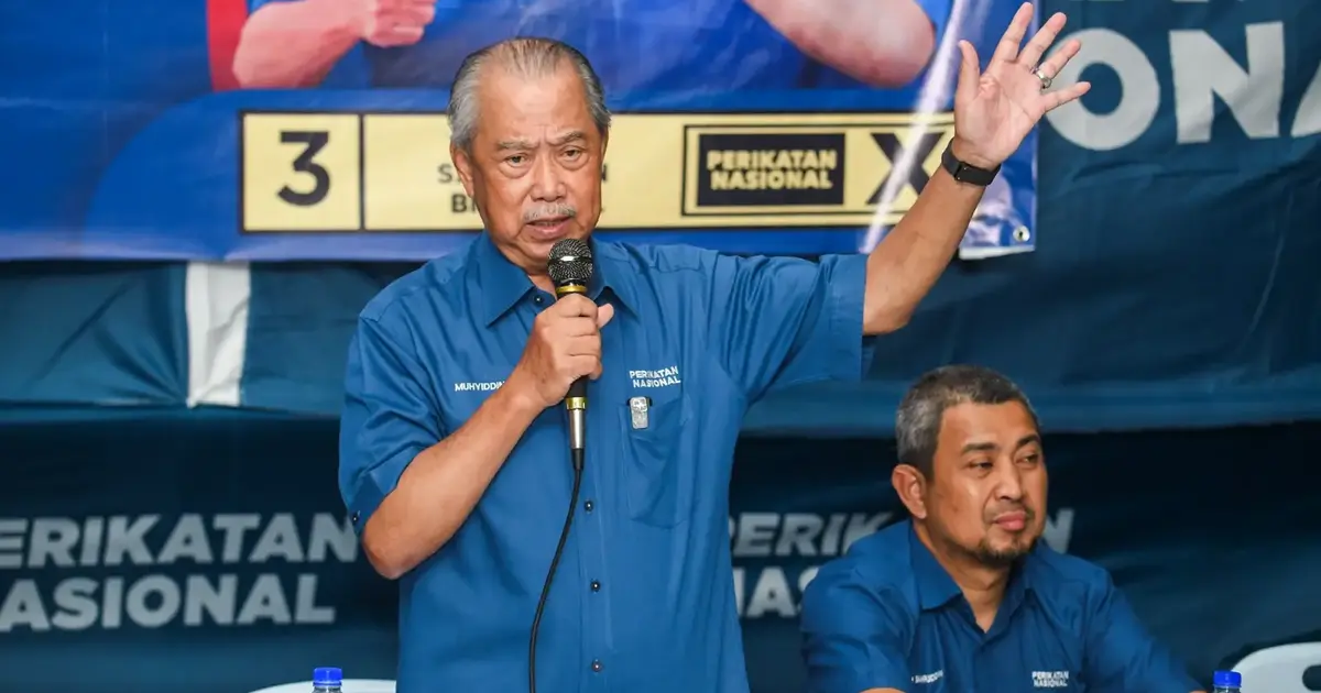 Johor Election Has Nothing to Do With Najib's Potential Release, Says Muhyiddin