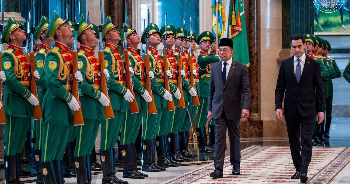 Anwar Receives Official State Welcome in Turkmenistan on Historic Inaugural Visit