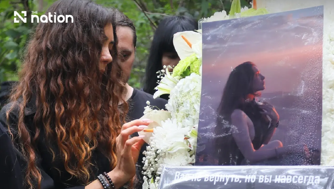 Russian siblings' mother pays final respects at Thailand memorial as justice calls intensify