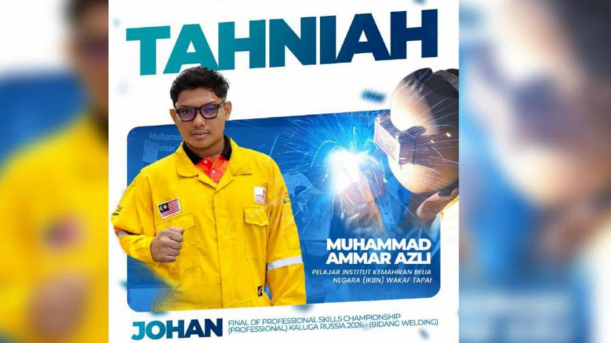 Ahmad Zahid lauds Wakaf Tapai student's welding triumph at international skills competition