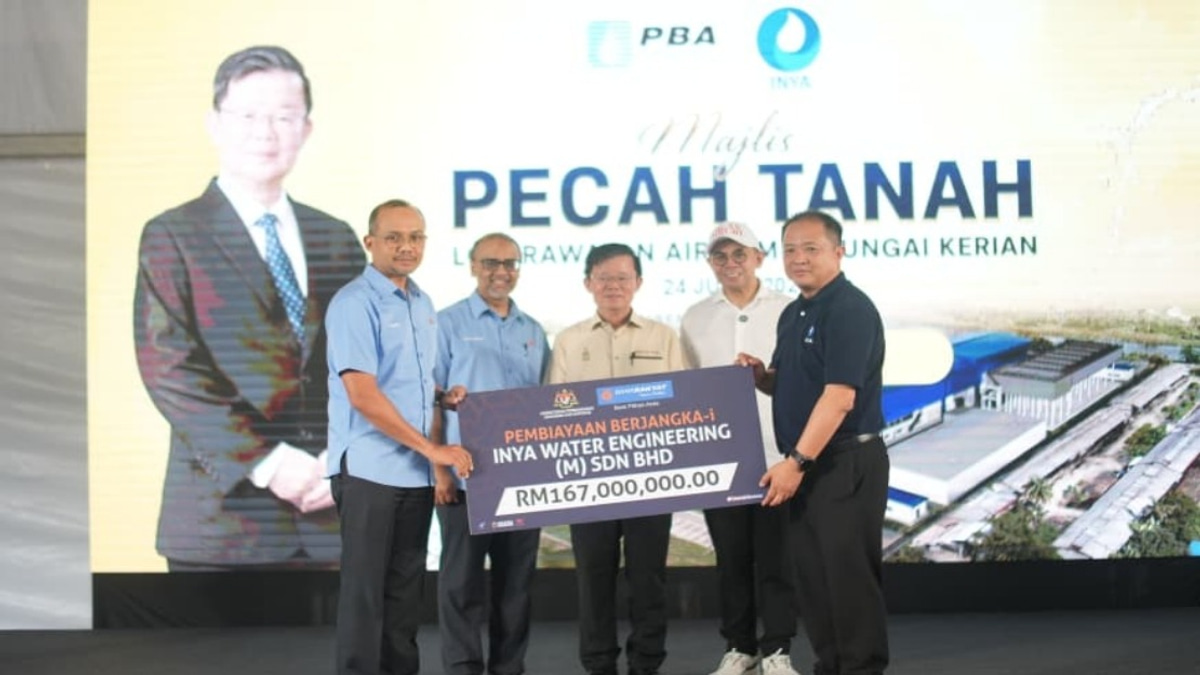 Bank Rakyat Funds RM167 Million Sungai Kerian Water Plant in Penang