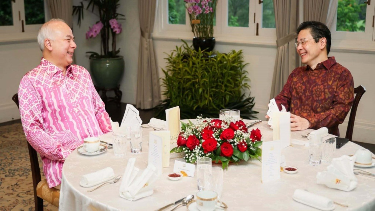 Sultan Nazrin, Singapore PM Lawrence Wong Strengthen Malaysia-Singapore Ties Through Strategic Discussions