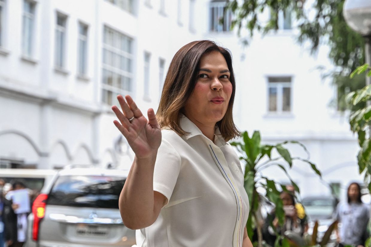 Philippine Vice President Sara Duterte Abroad During Impeachment Trial, Palace Confirms