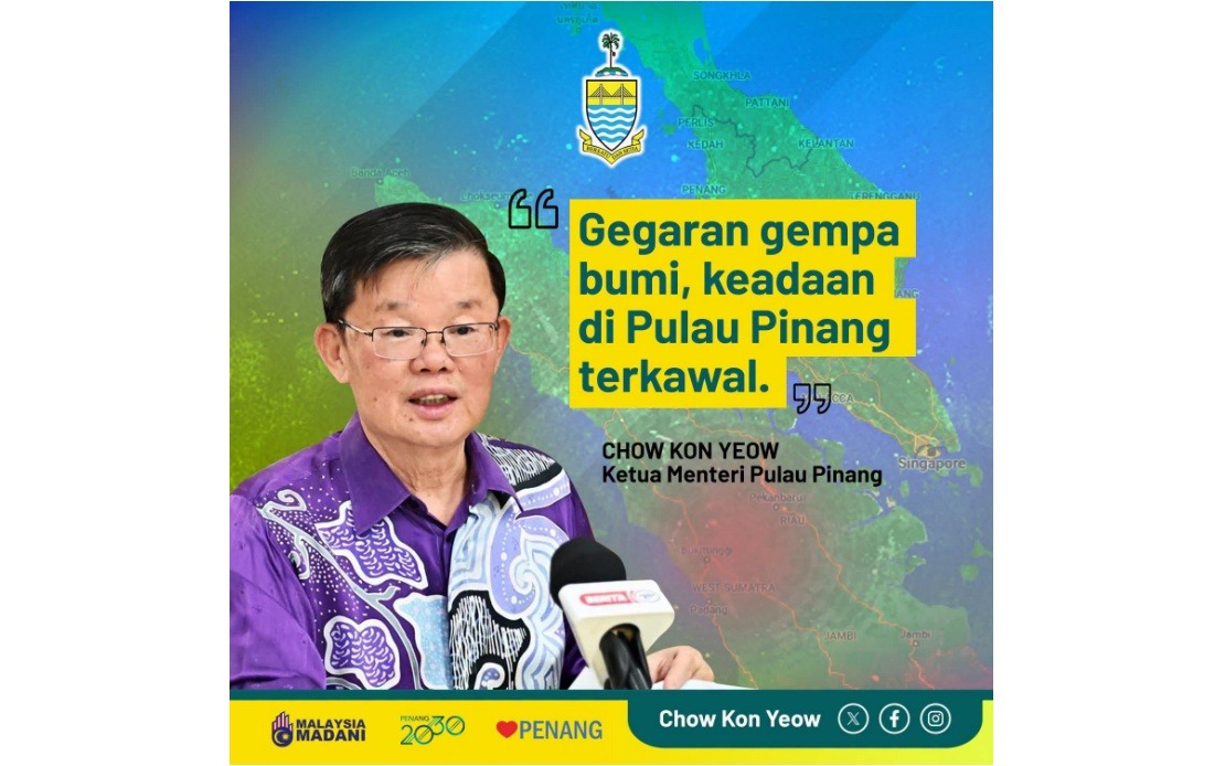 Penang Declares All Clear After North Sumatra Earthquake Triggers Regional Tremors