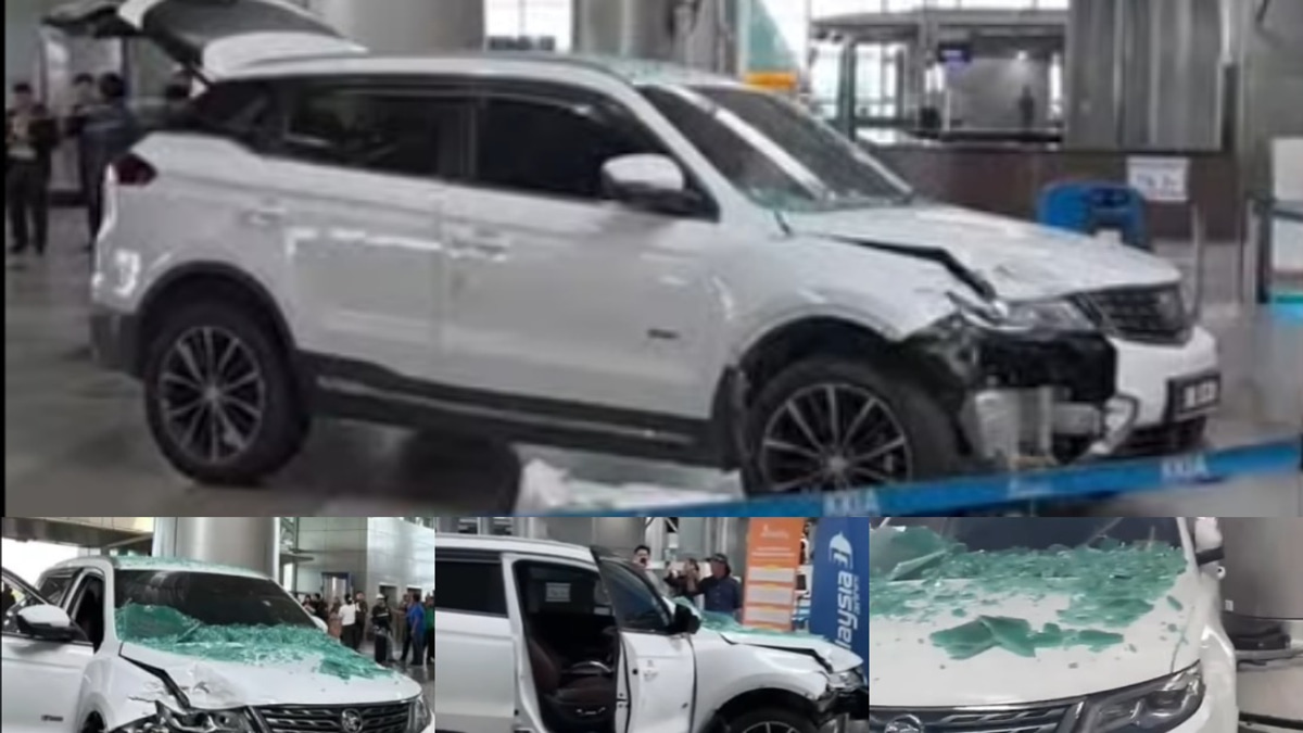 Driver Error Triggers SUV Crash Through KKIA Departure Hall Glass Doors