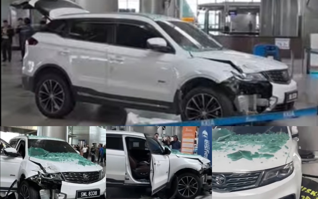Driver Error Triggers SUV Crash Through KKIA Departure Hall Glass Doors