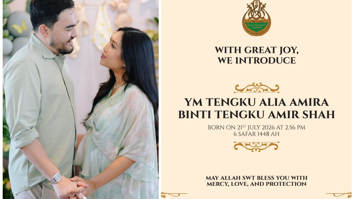 Raja Muda of Selangor and Wife Welcome Newborn Princess Tengku Alia Amira