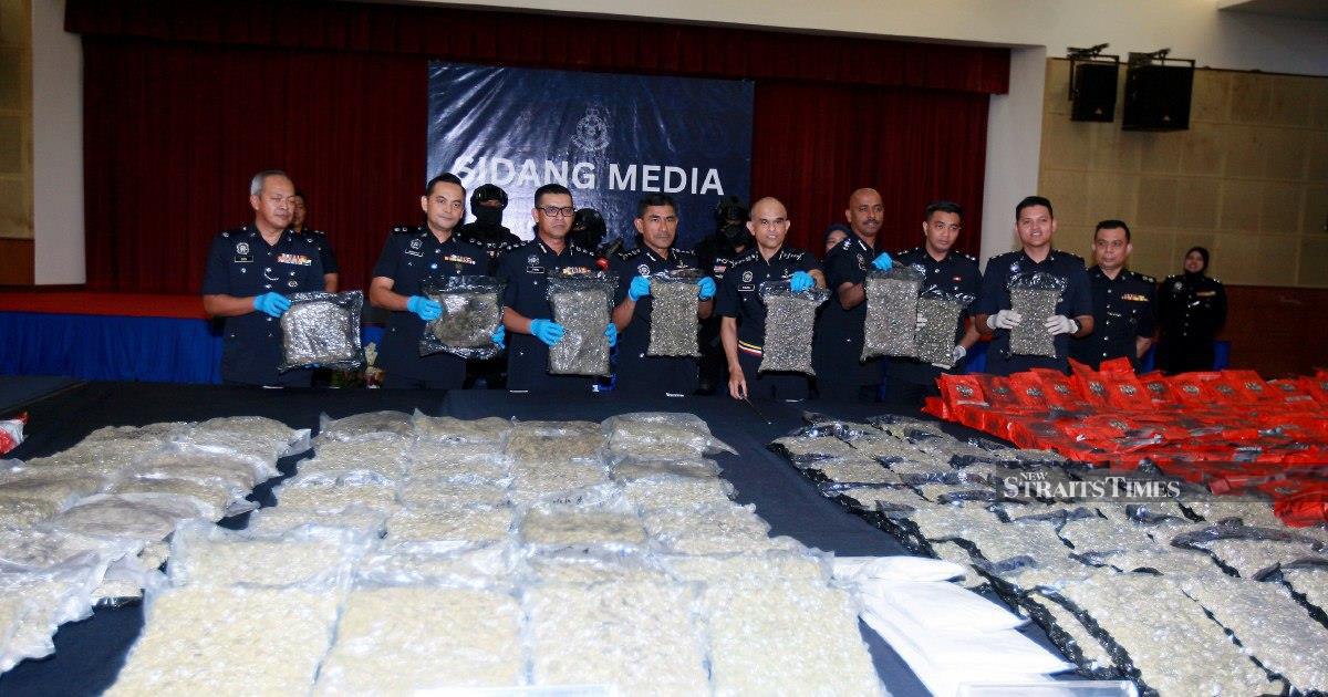 Major Selangor Drug Bust: Police Seize 600kg Worth RM37.5 Million, Arrest 12 Suspects