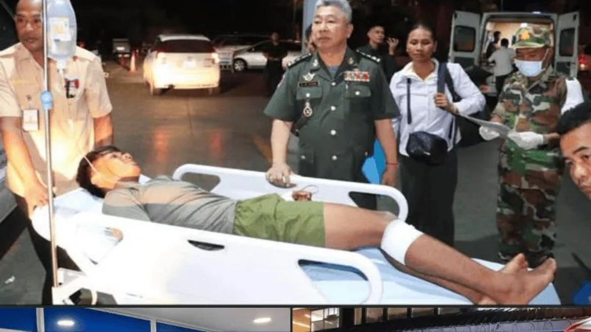 Four Cambodian soldiers hurt in border explosion near Thai frontier