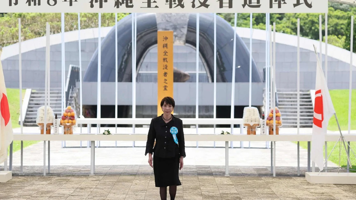 Japan's PM Faces Backlash Over Military Expansion at WWII Memorial