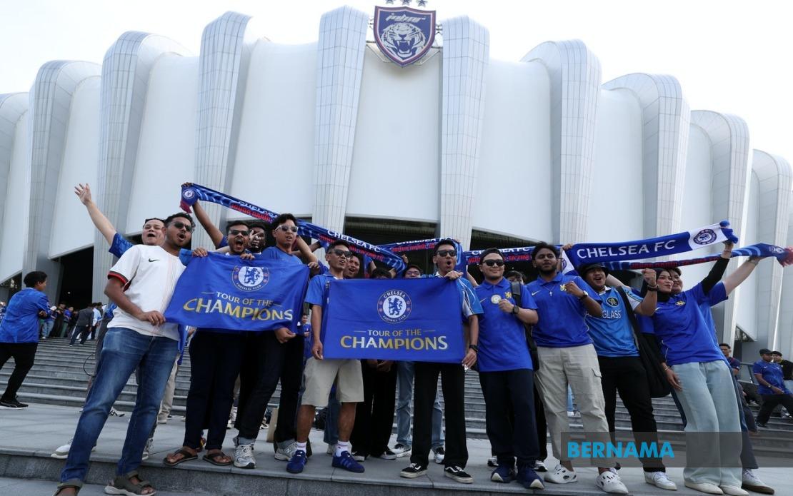 Thousands Converge on Sultan Ibrahim Stadium for Historic Chelsea-JDT Friendly