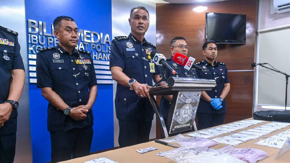 Thai Woman and Partner Held in Major Drug Haul Worth RM728,000 in Bentong