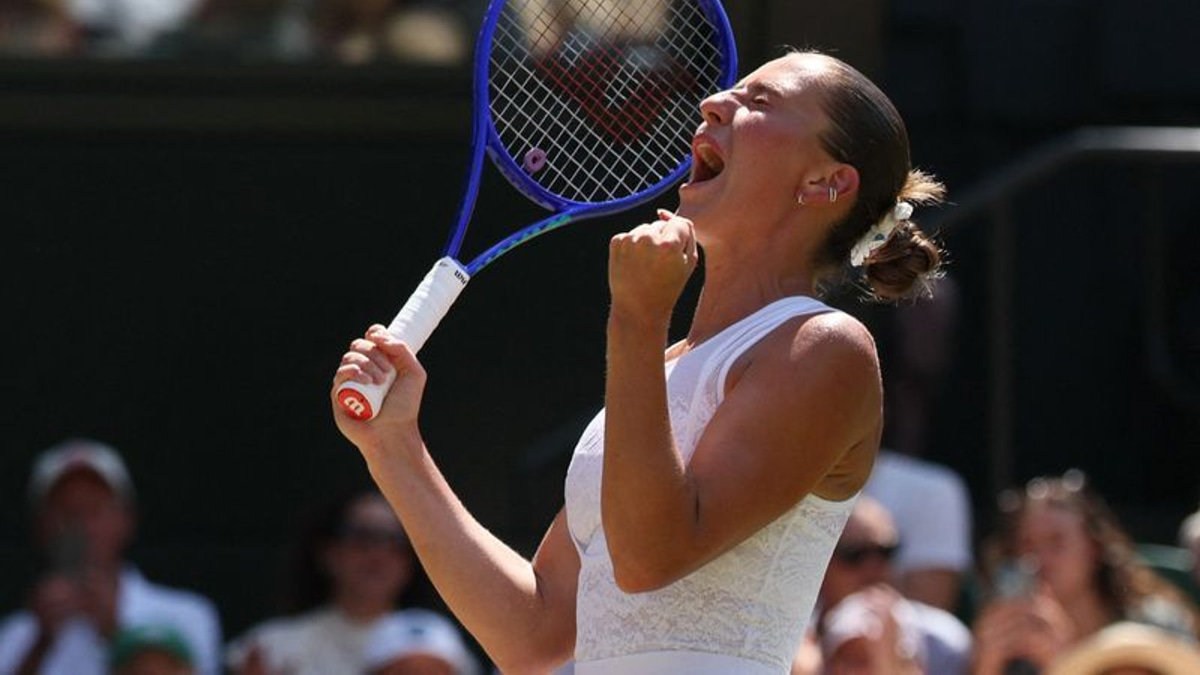 Kostyuk sweeps past Paolini to reach Wimbledon semi-finals