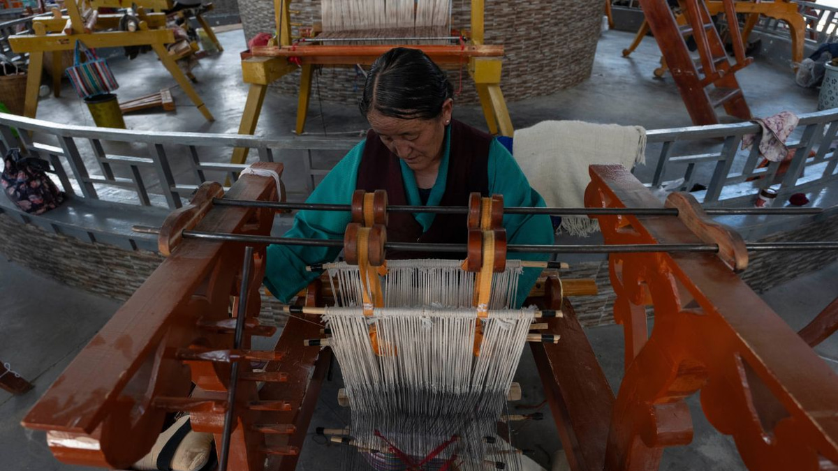Tibetan Weaving Cooperative Preserves Ancient Craft While Supporting Local Economy