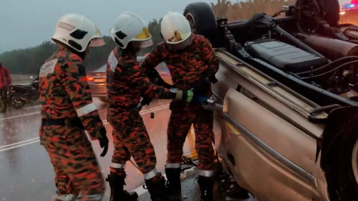 Two Sisters Among Four Dead in Separate Pahang Road Accidents Within An Hour
