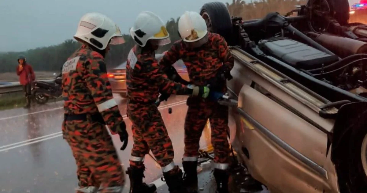 Two Sisters Among Four Dead in Separate Pahang Road Accidents Within An Hour