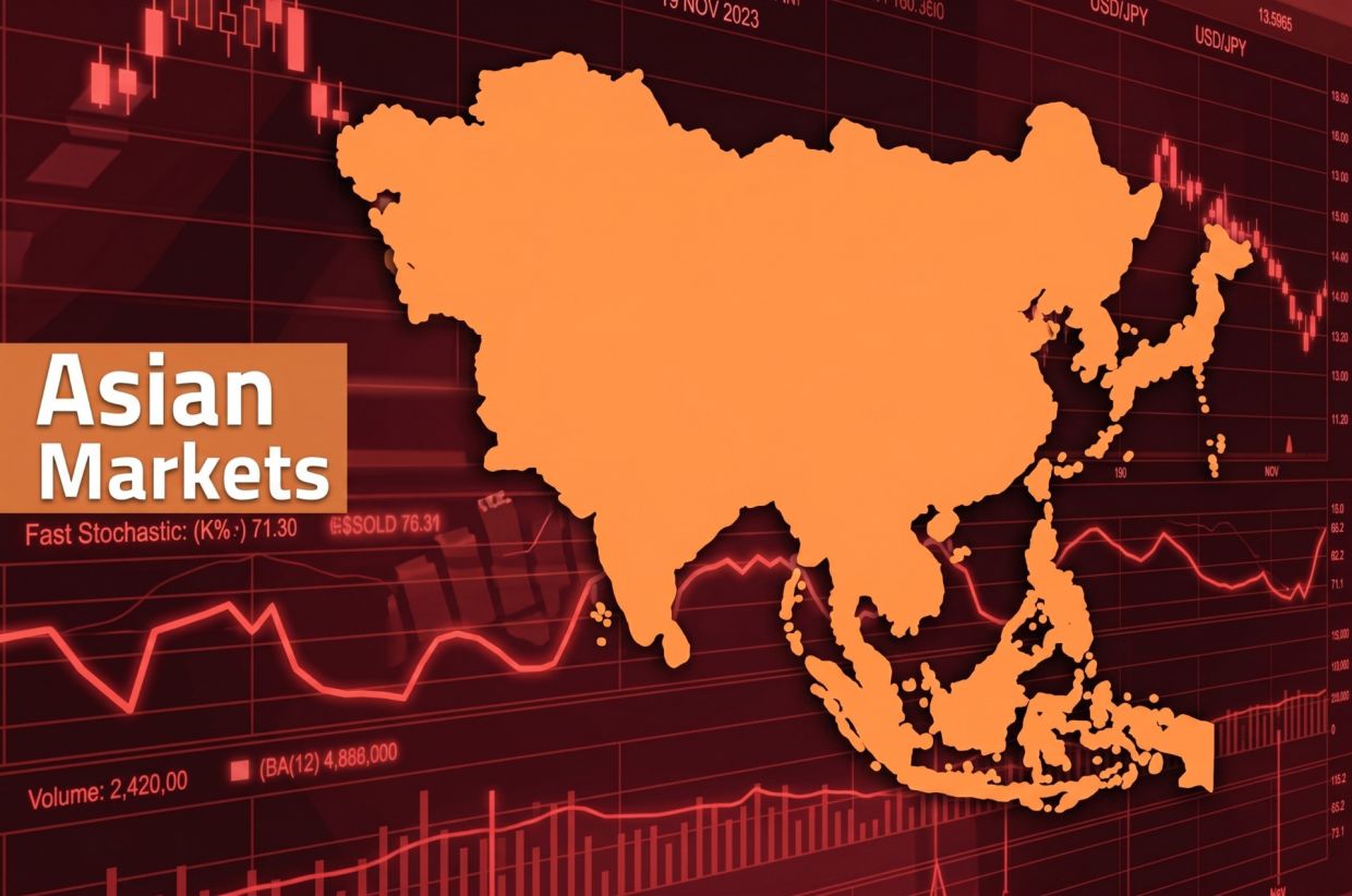 Asian Markets Retreat as Middle East Tensions and US Rate Fears Weigh on Sentiment