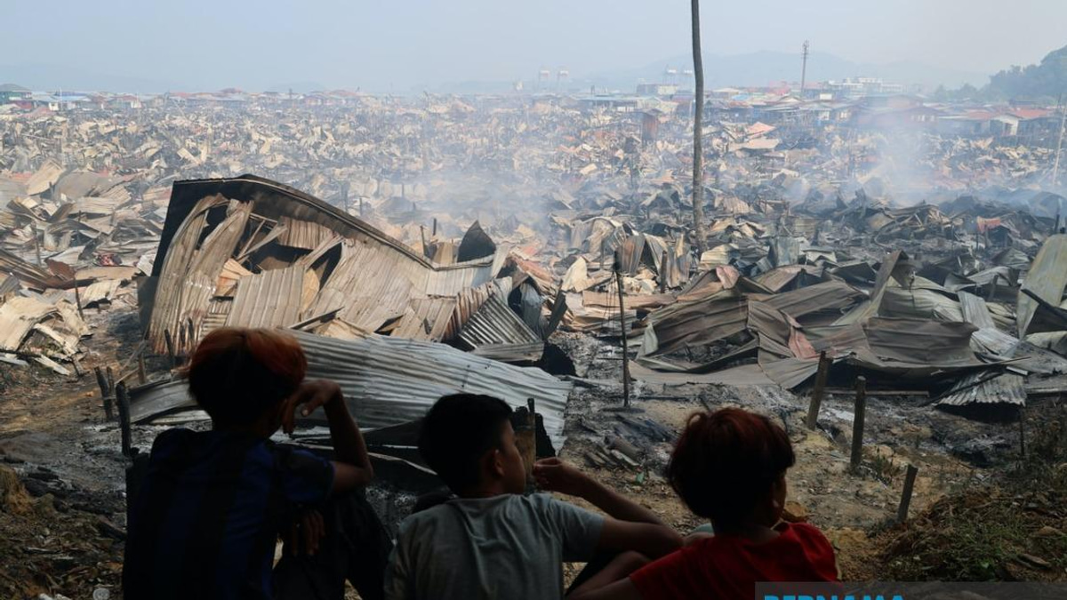 Sabah to Provide RM3,000 Aid Per Household After Kampung Lok Buta Fire