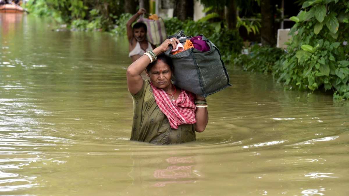 Assam Floods Kill 62, Displace Over 1.1 Million as Monsoon Surge Persists