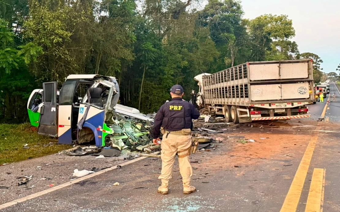 23 Dead In Head-On Collision Between Bus And Lorry In Brazil