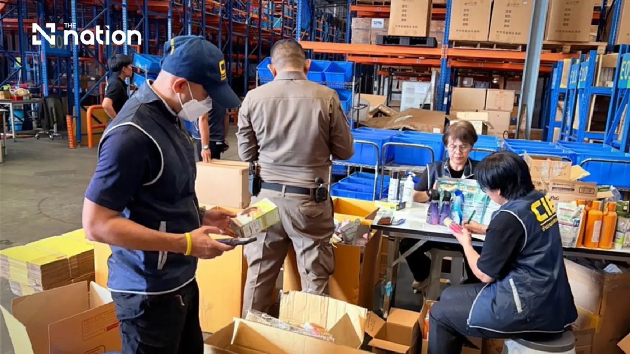 Thai police bust major warehouse distributing unapproved Japanese products to online sellers