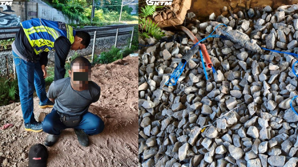 Two arrested for attempting to steal railway cables in Shah Alam