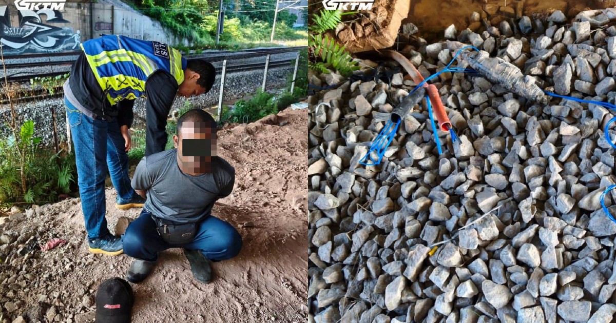 Two arrested for attempting to steal railway cables in Shah Alam