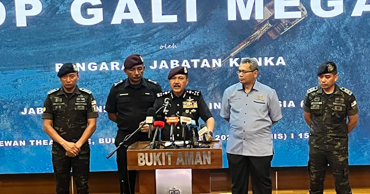 Police and authorities arrest 99 suspects, seize RM119 million in assets during major illegal mining sweep