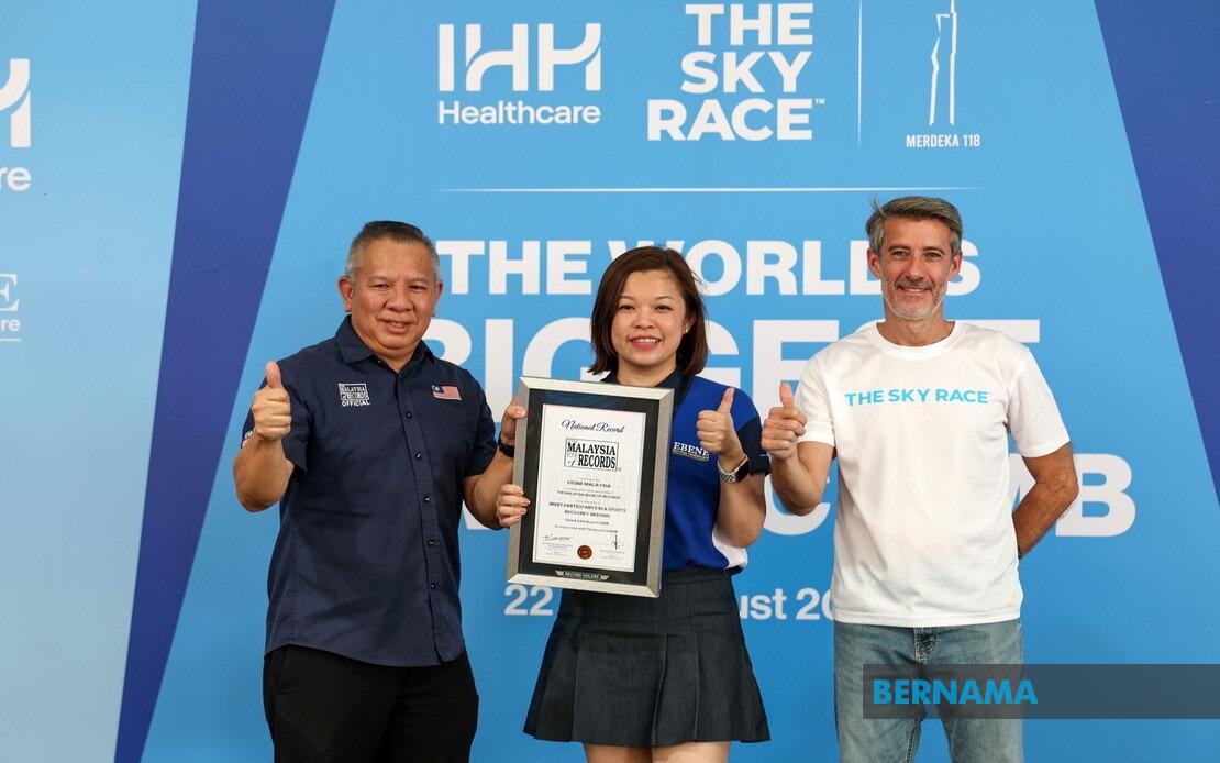 EBENE Sets Malaysia Record for Sports Recovery Awareness at Sky Race 2026