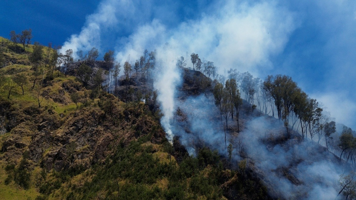Indonesia Closes Mount Bromo to Tourists as Wildfires Ravage East Java