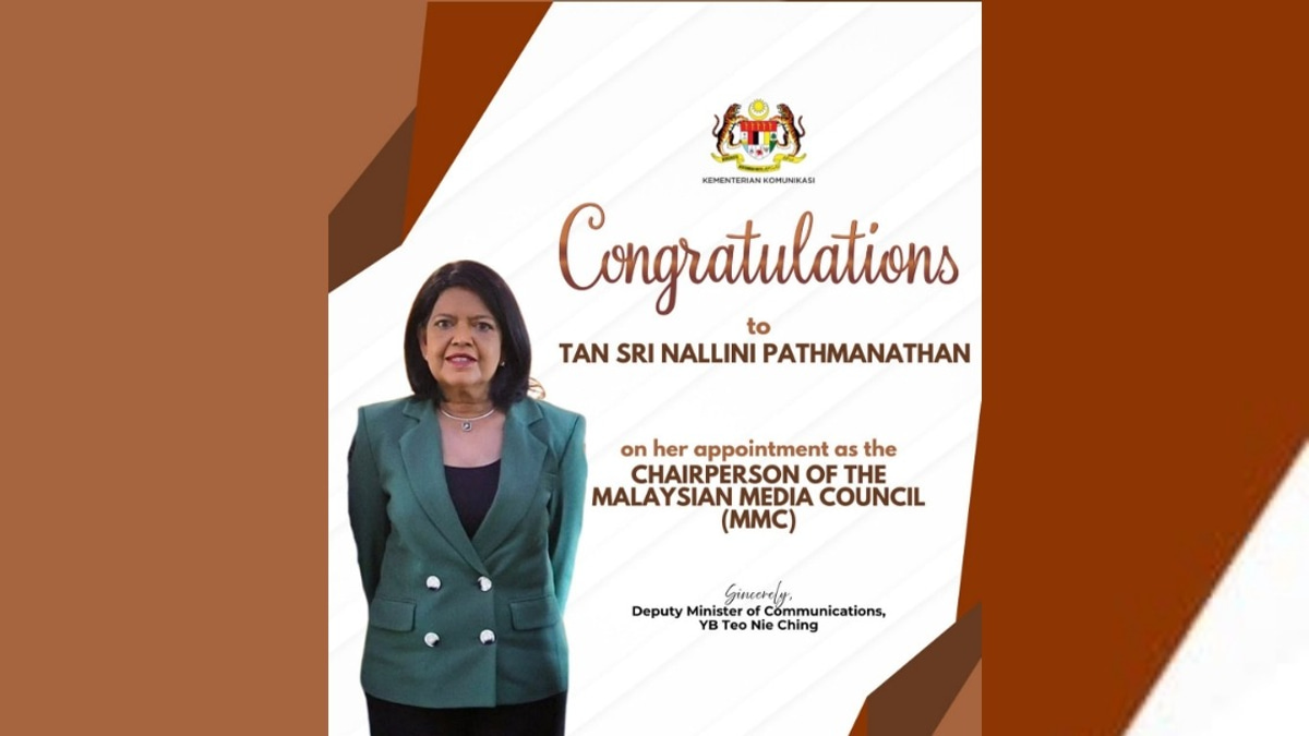 Teo Welcomes Nallini's MMC Appointment, Highlights Her Press Freedom Legacy