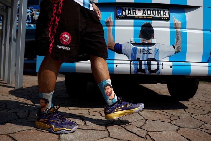 A Czech fanatic's Argentine dream: Inside the house painted blue and white for Messi