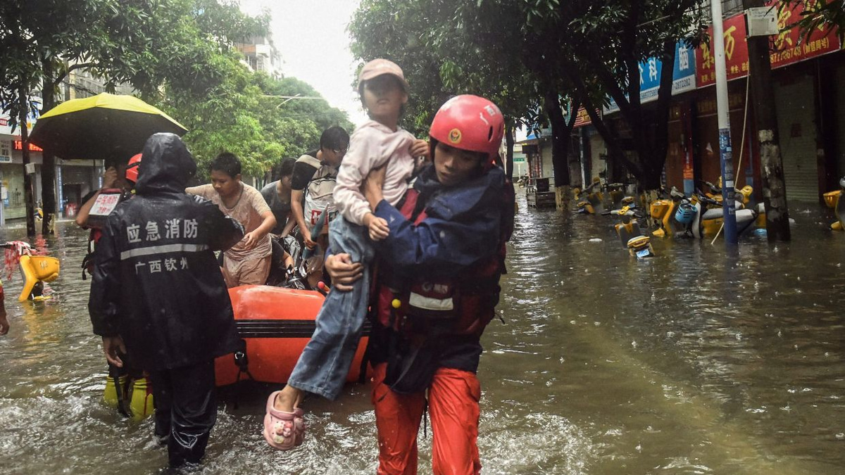 China battles multiple disasters as storms kill dozens, displace 100,000