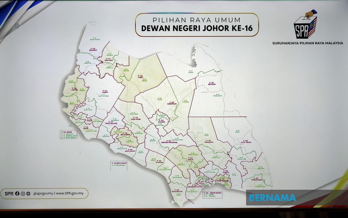 Johor's 16th State Election Kicks Off With Nomination Day Tomorrow