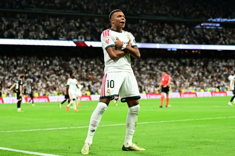 Mbappe hat-trick powers Real Madrid past Real Sociedad in Mourinho's Bernabeu homecoming