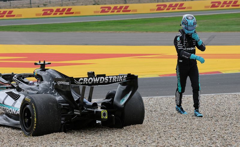 Russell Left Frustrated After Spa Collision Ends Belgian GP Campaign Early
