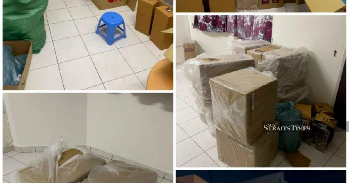 Three Foreigners Nabbed in Johor Baru Raid on Illicit Cigarette Racket