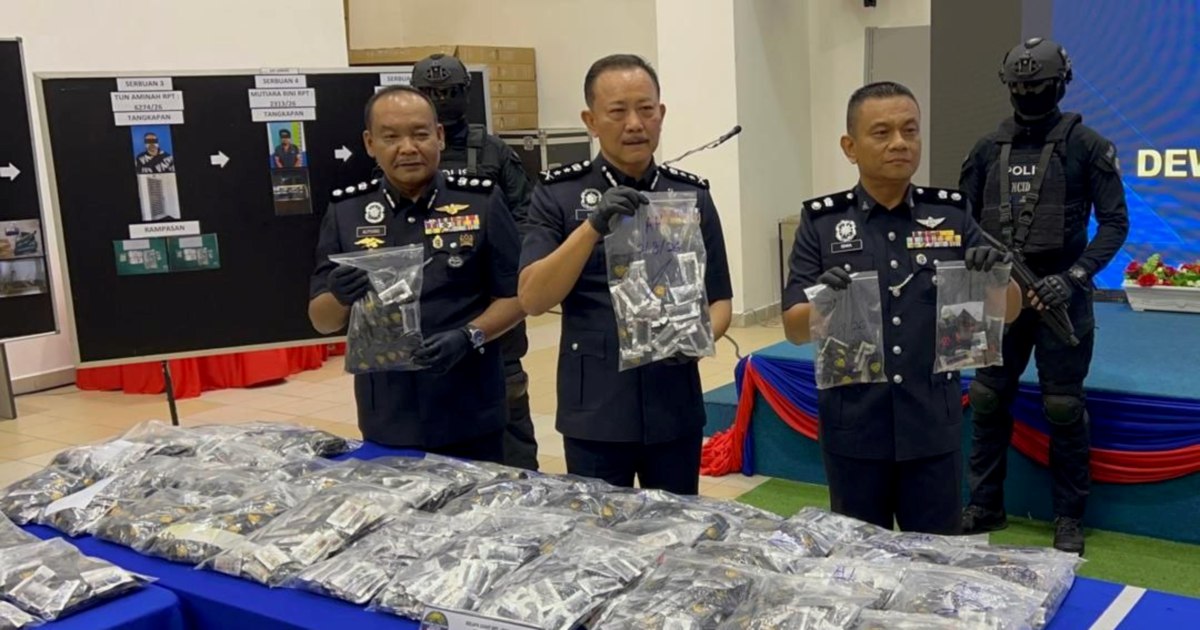 Seven arrested as police dismantle RM10.68m drug-laced vape operation in Johor