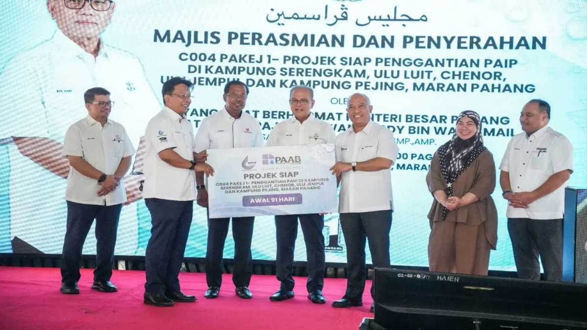 RM11.19 Million Pipeline Upgrade Ends Two Decades of Water Woes in Maran